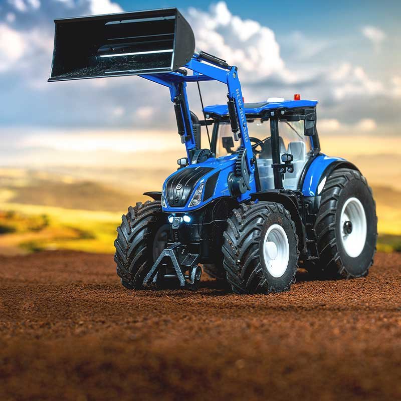 New Holland T7.315 with frontloader , Bluetooth App