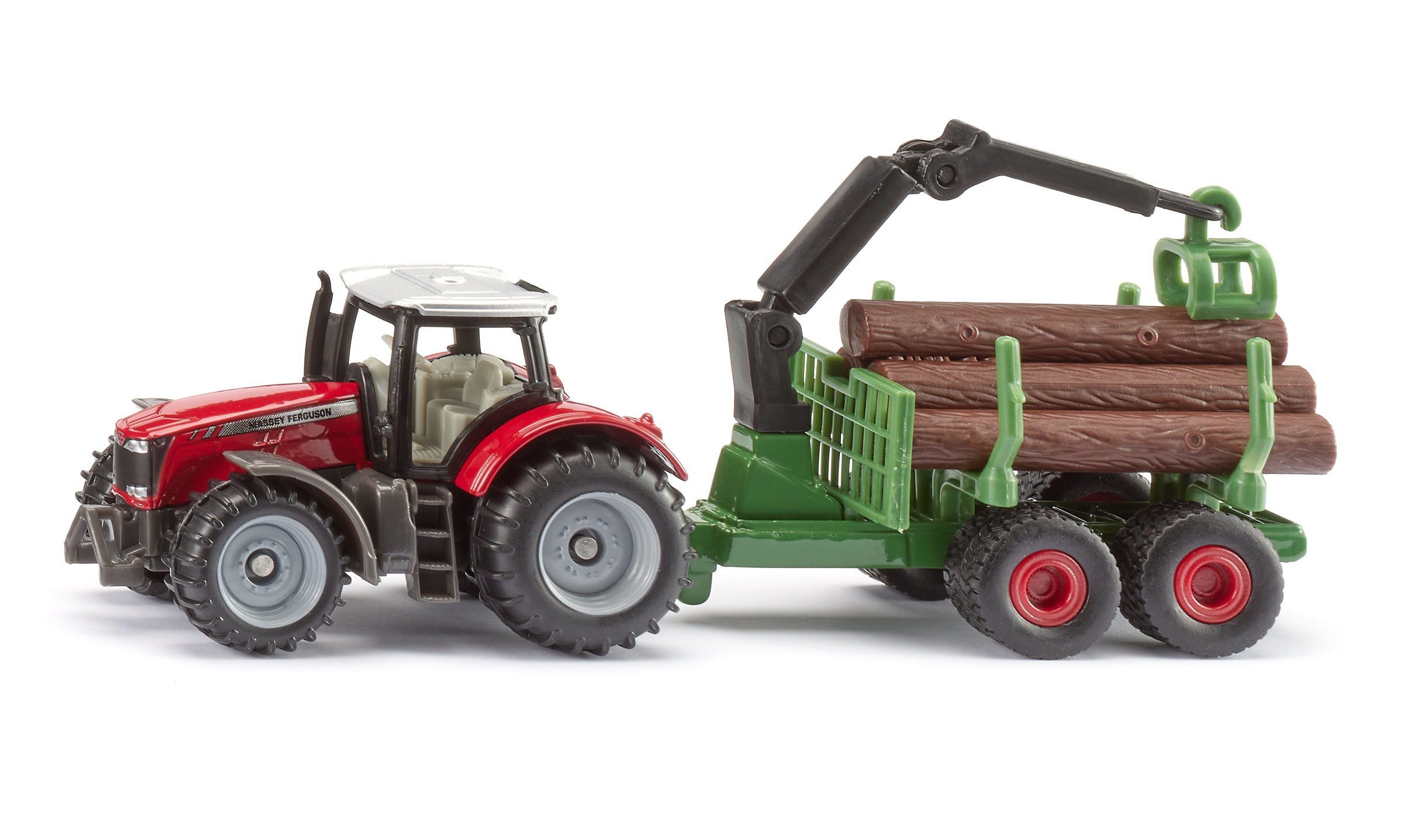 Massey Ferguson mit Forstanhänger