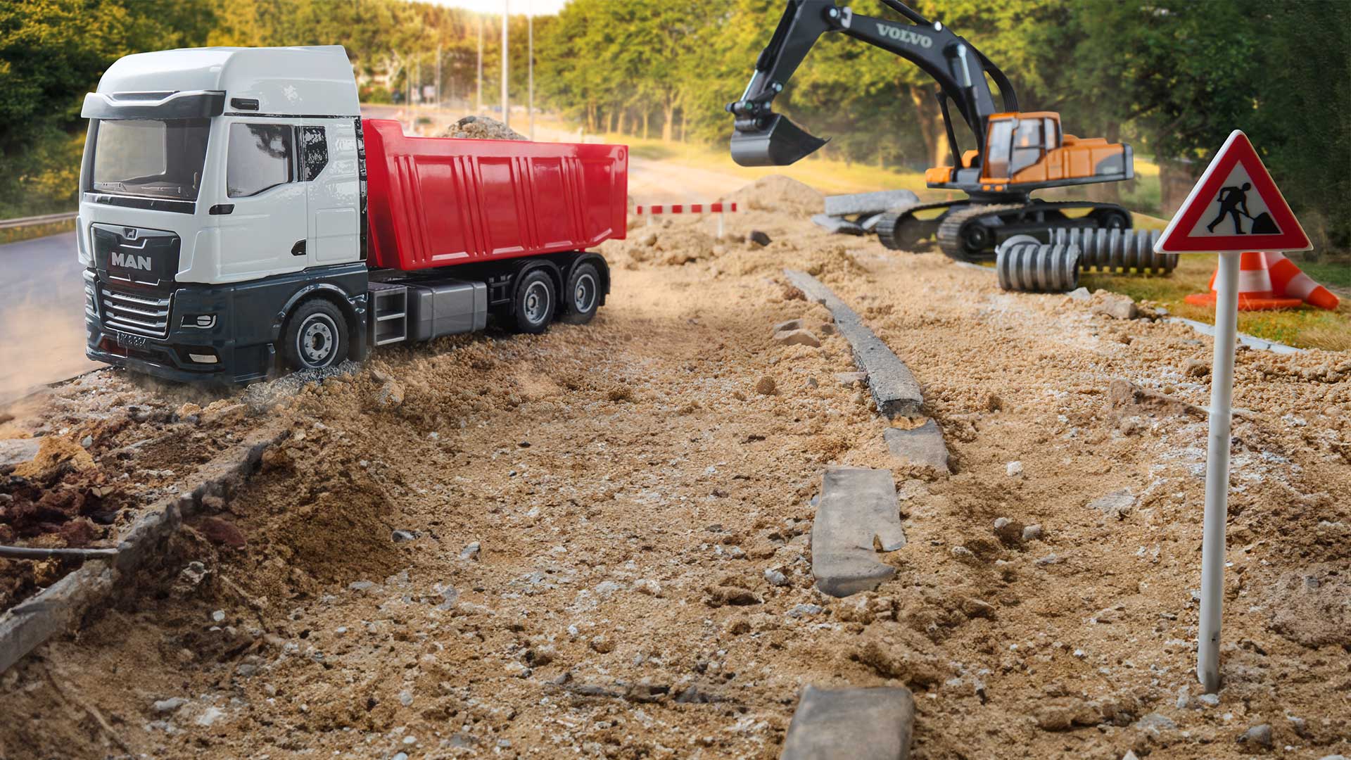 Baustellenfahrzeuge von siku – robuste Modelle für echte Bauprojekte