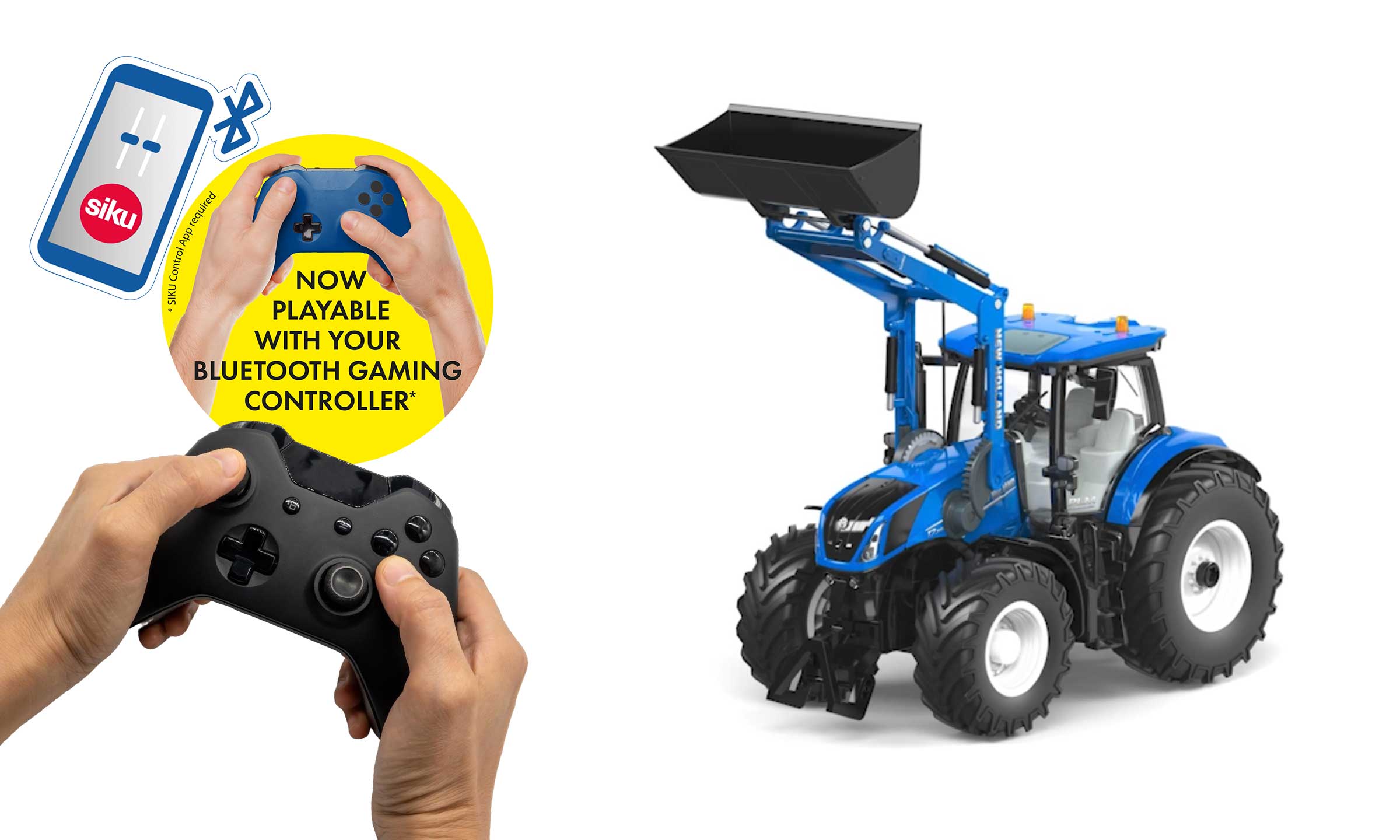 New Holland T7.315 avec chargeur frontale et cde appli