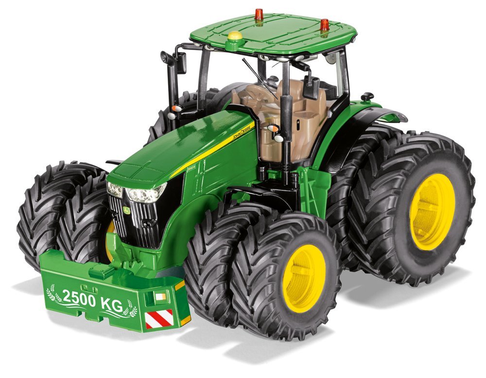 John Deere 7290R on duals, Bluetooth app control and remote control unit