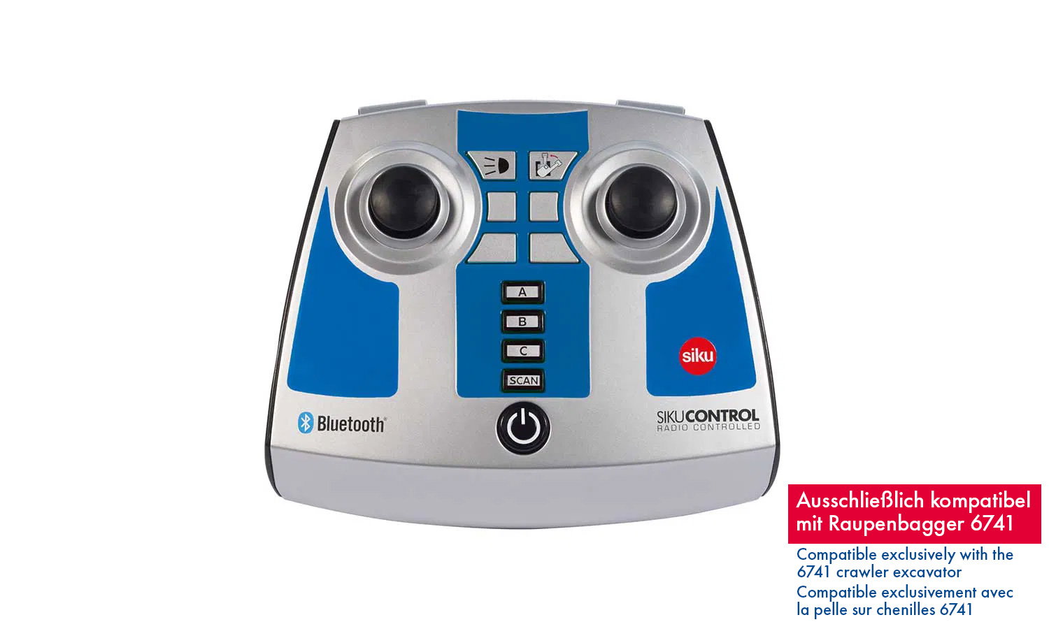 Bluetooth remote control for crawler excavator