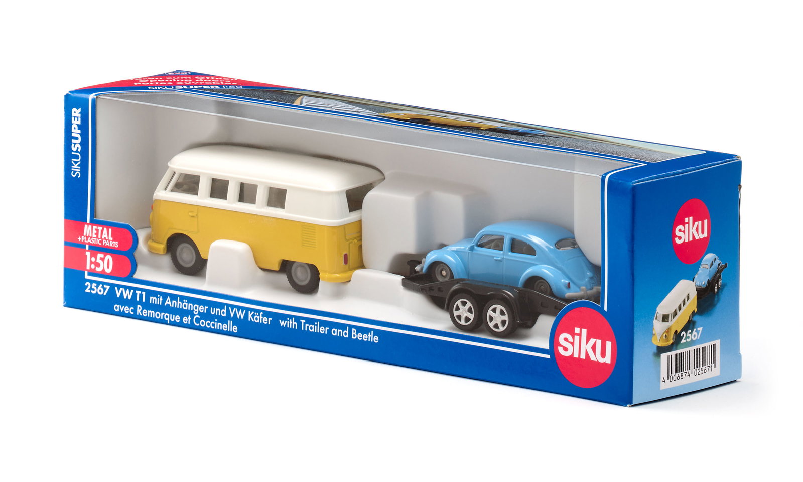 VW T1 with trailer and VW Beetle | 10256700000