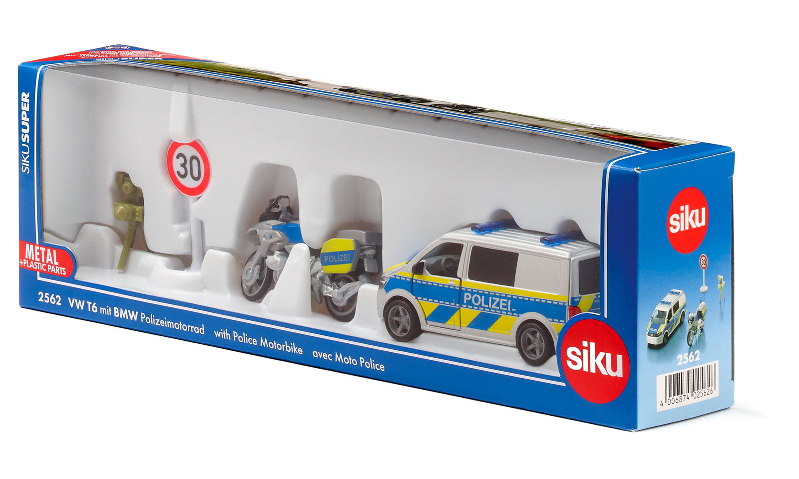 VW T6 & BMW Polizeimotorrad Spielset | siku Modelle