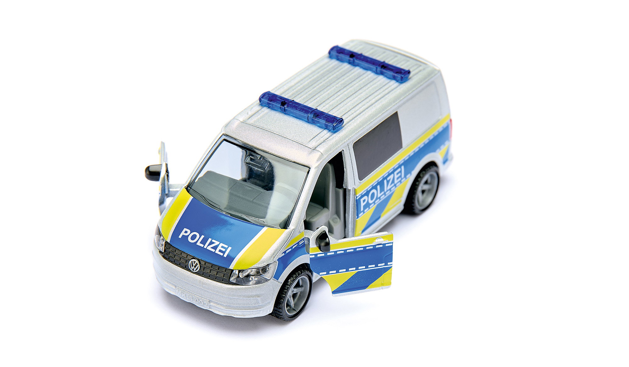 siku Polizei Set mit VW T6 Polizeiauto und BMW Polizeimotorrad