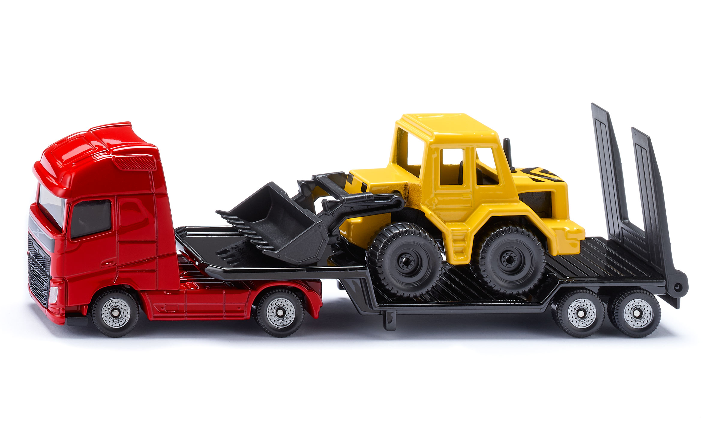 Volvo Lkw mit Radlader