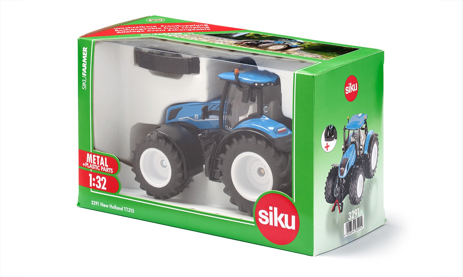 SIKU Tracteur New Holland T7.315 HD 1/32 : 3291 - JJMstore