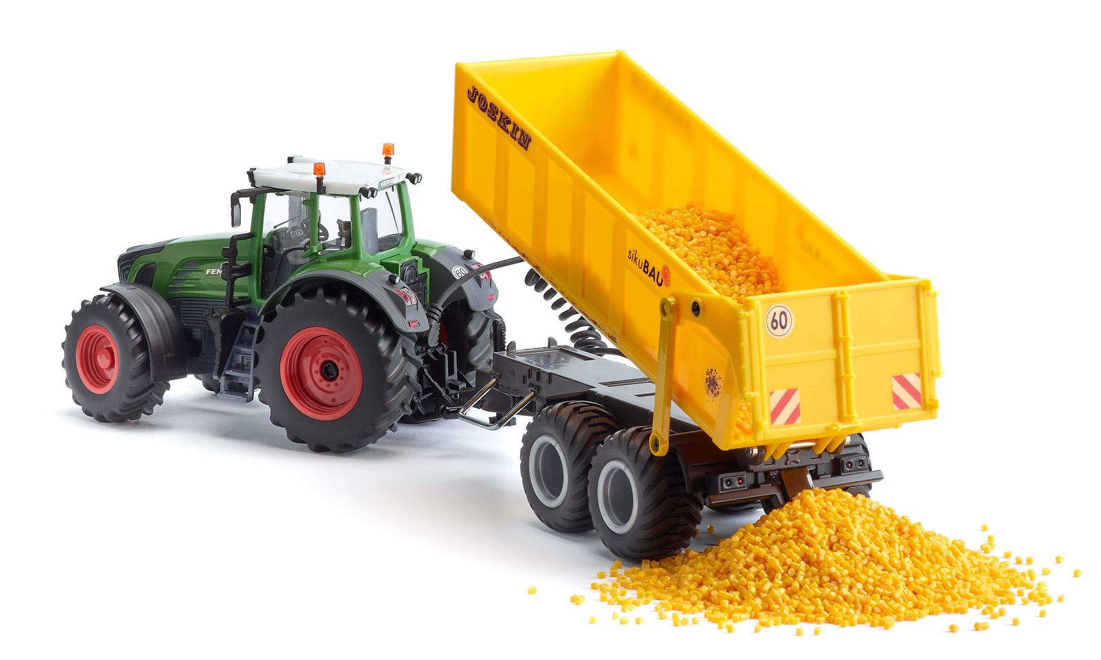 siku control 1/32 トラクタートレーラー Siku Control-Set Fendt tractor with Joskin trailer + accessories