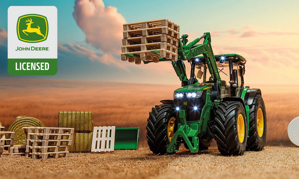 siku John Deere Traktor Modell 1:32 mit Frontlader